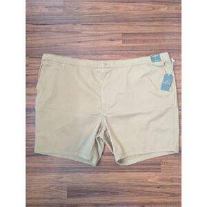 Mutual Weave The Chino Board Short- Size 60- 8 Inch Inseam- Khaki- NWT